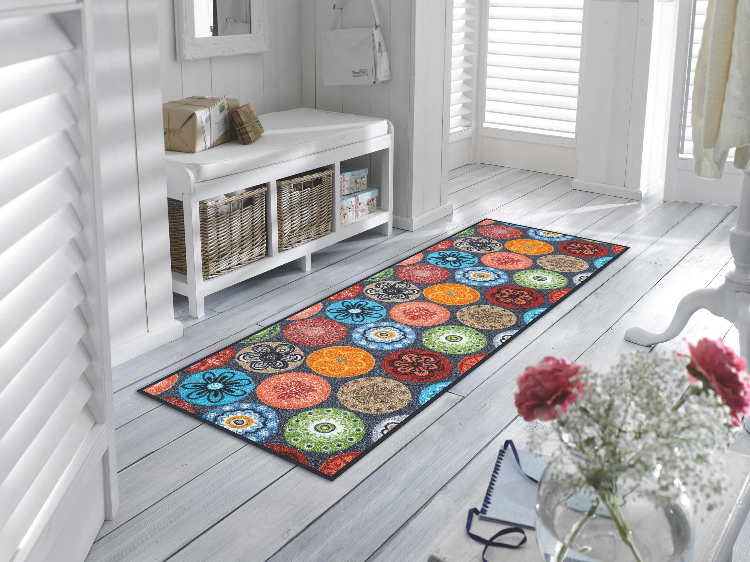 Sauberlaufmatte Coralis, wash & dry Design Fußmatte, mehrfarbig, 060 x 180 cm, Interieurbild