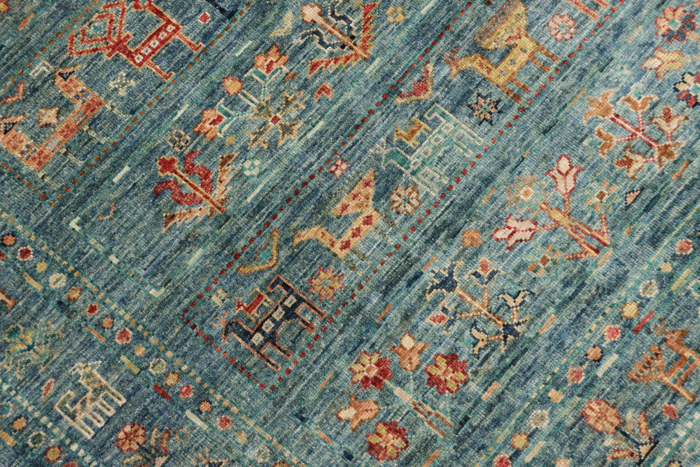 Afghanteppich, Schurwolle, handgeknüpft, 171 x 123 cm, Detailansicht