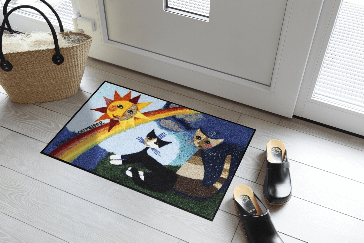 Fußmatte I colori Dell Arcobaleno, Rosina Wachtmeister Lifestyle, 050 x 075 cm, Milieubild
