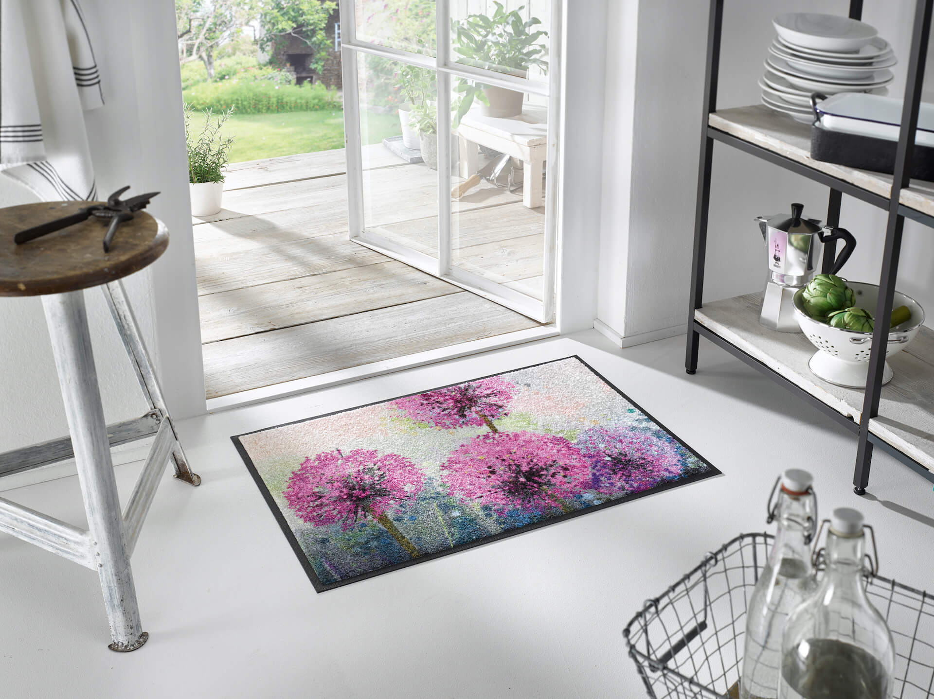 Alium Fußmatte, wash & dry Design, mehrfarbig, 50 x 75 cm, Interieurbild