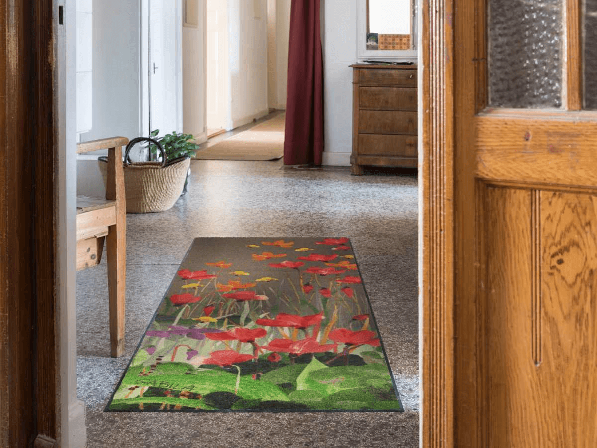 Fußmatte Ciclamini, Rosina Wachtmeister Lifestyle, 075 x 190 cm, Interieurbild