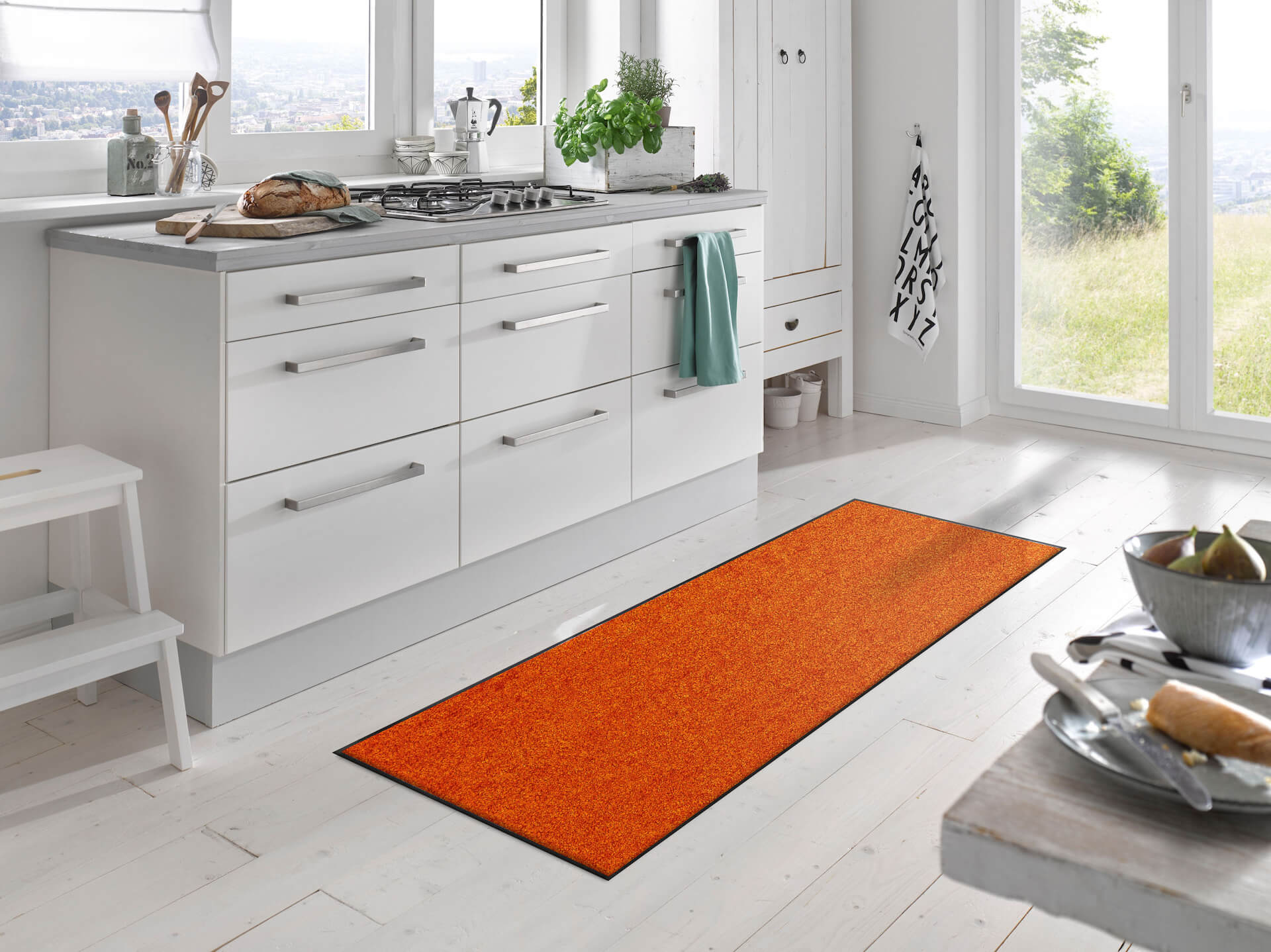 Fußmatte nach Maß Trend Colour Burnt Orange, Wash & Dry Qualität, Interieurbild