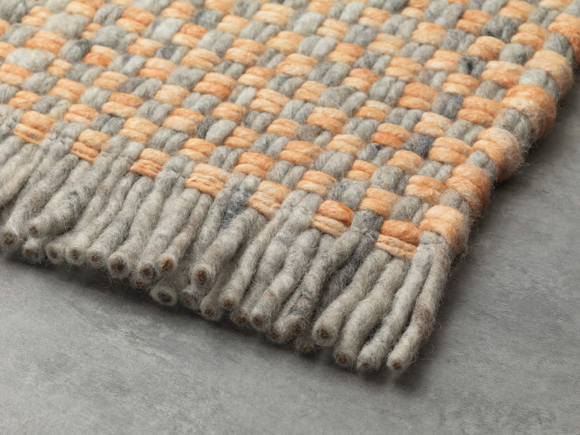 Handwebteppich Star Atoll, Wolle & Viskose, beidseitig verwendbar, Farbe 22, Detailansicht