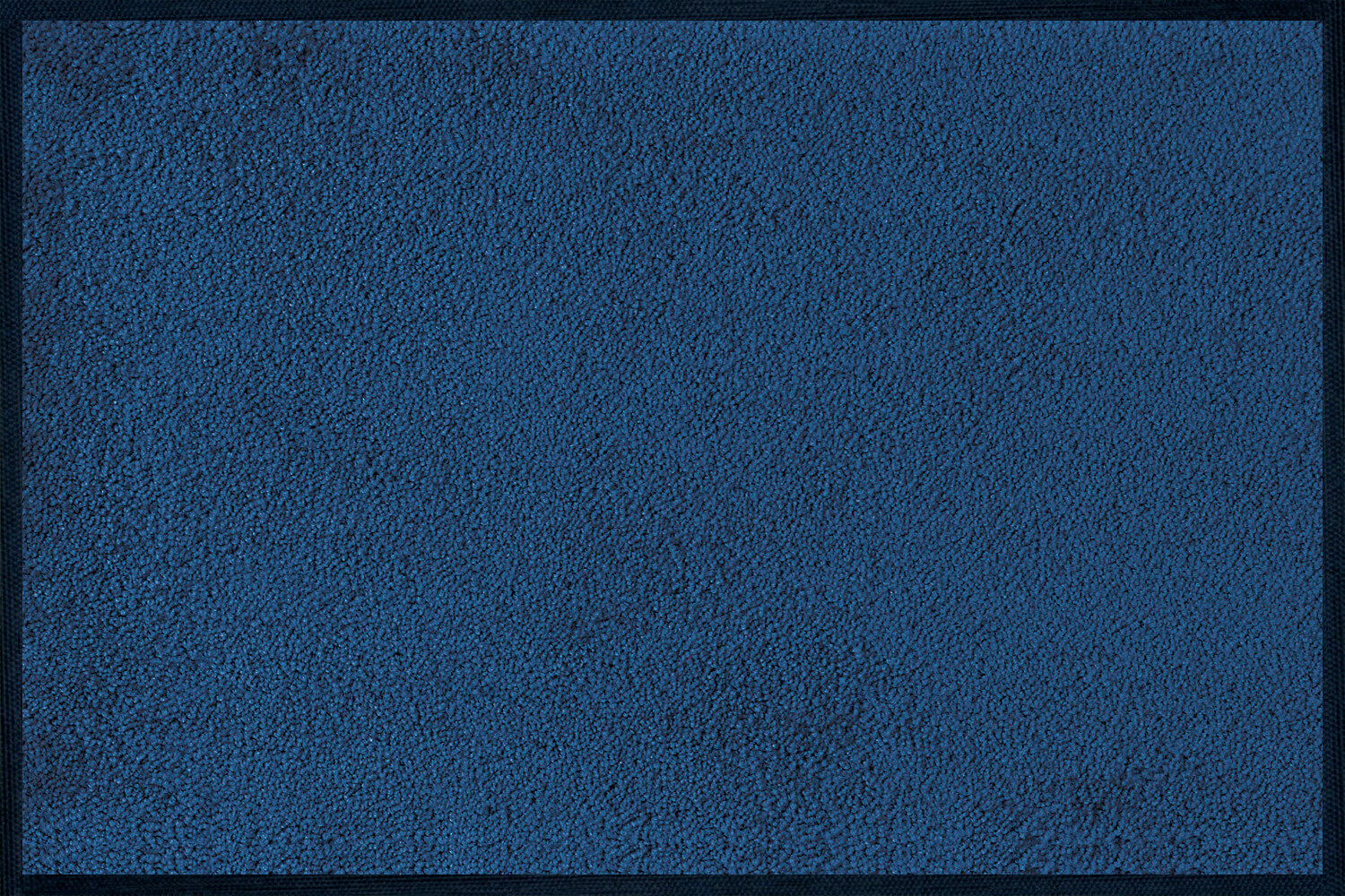 Fußmatte uni Navi, Wash & Dry Monocolour blau, 040 x 060 cm, Draufsicht