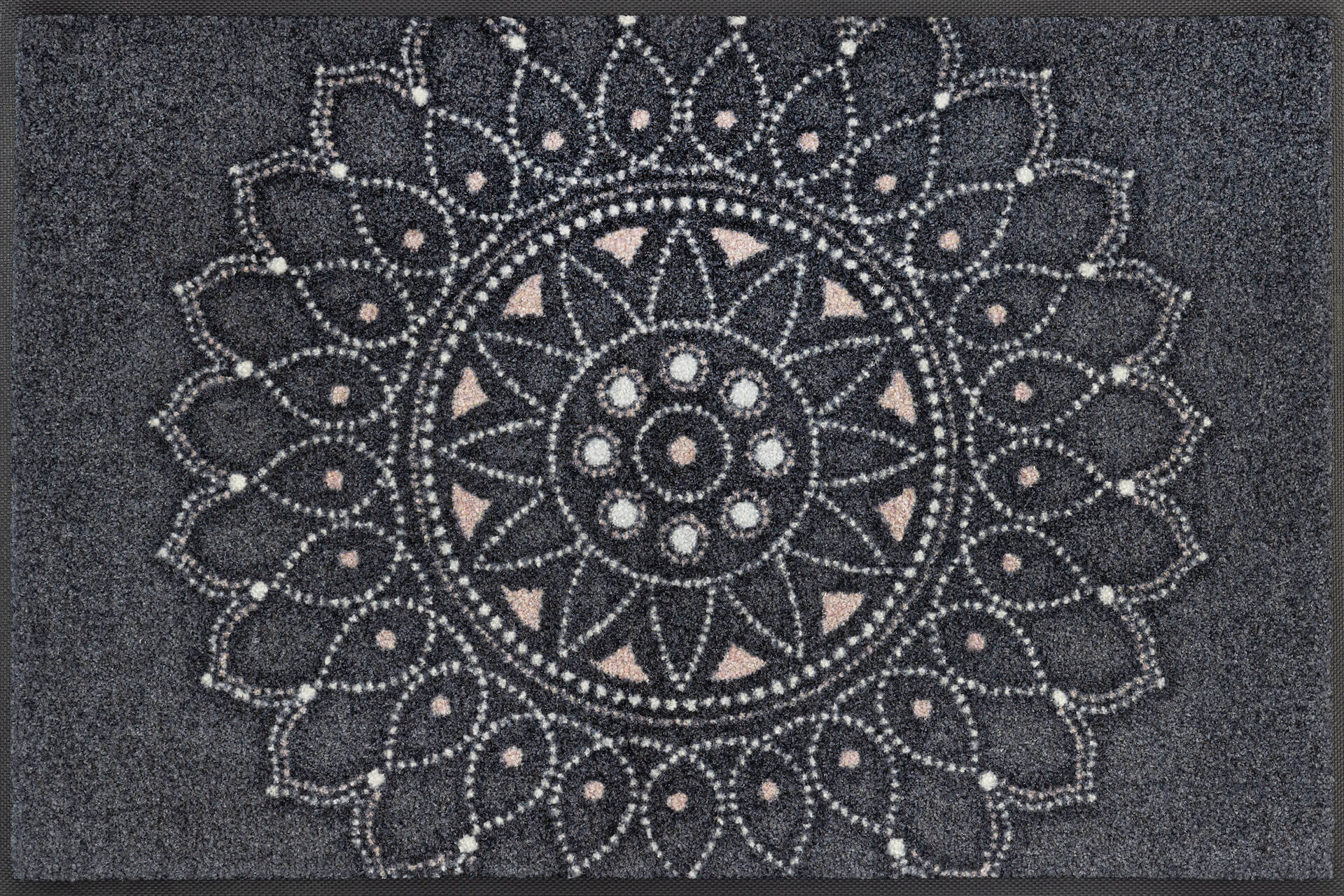 Fußmatte Purnima, Wash & Dry Designmatte, 050 x 075 cm, Draufsicht