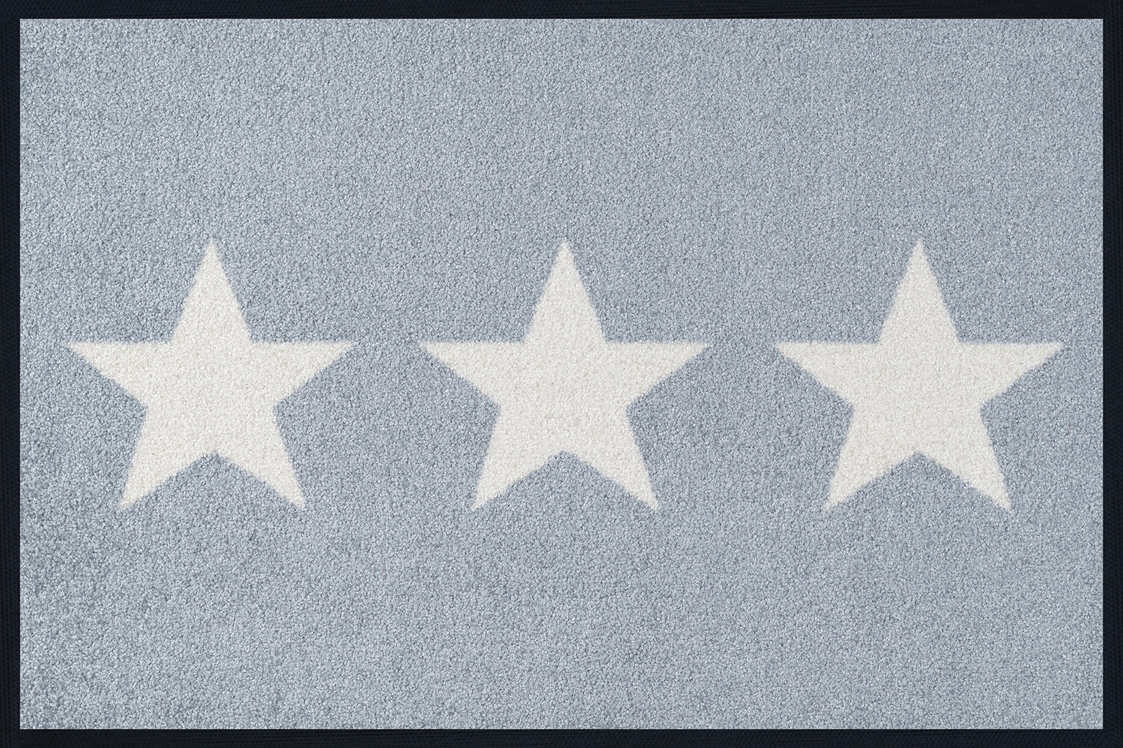 Sauberlaufmatte Stars grey, Wash & Dry Designmatte, 40 x 60 cm, Draufsicht