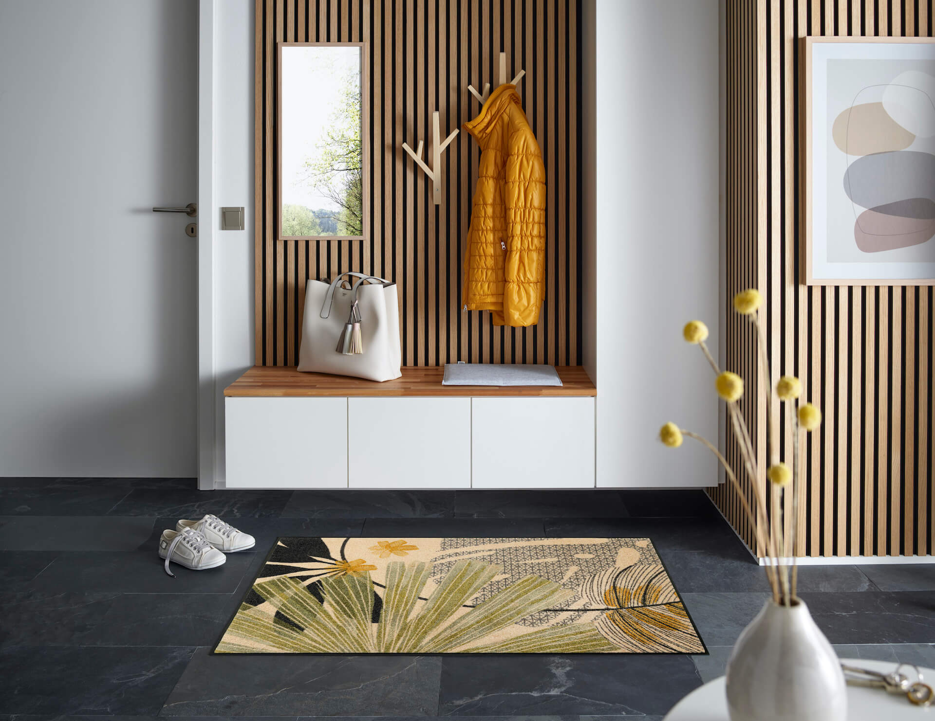  Garden Soul, Wash & Dry Design, mehrfarbig, 075 x 120 cm, Interieurbild
