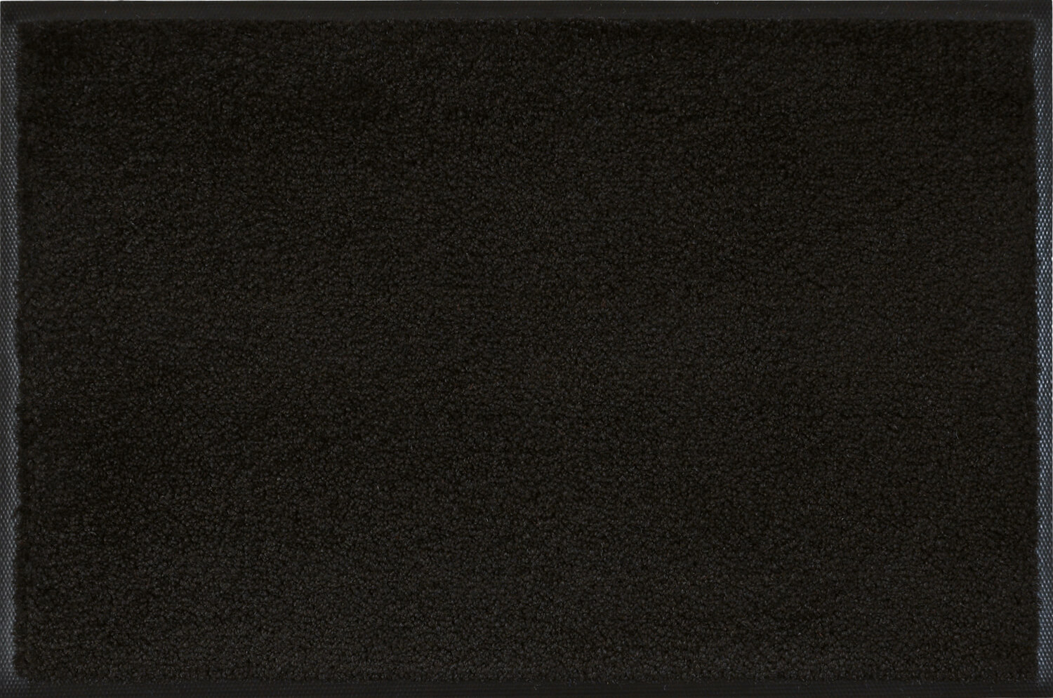 Fußmatte uni Raven Black, Wash & Dry Monocolour, 040 x 060 cm, Draufsicht