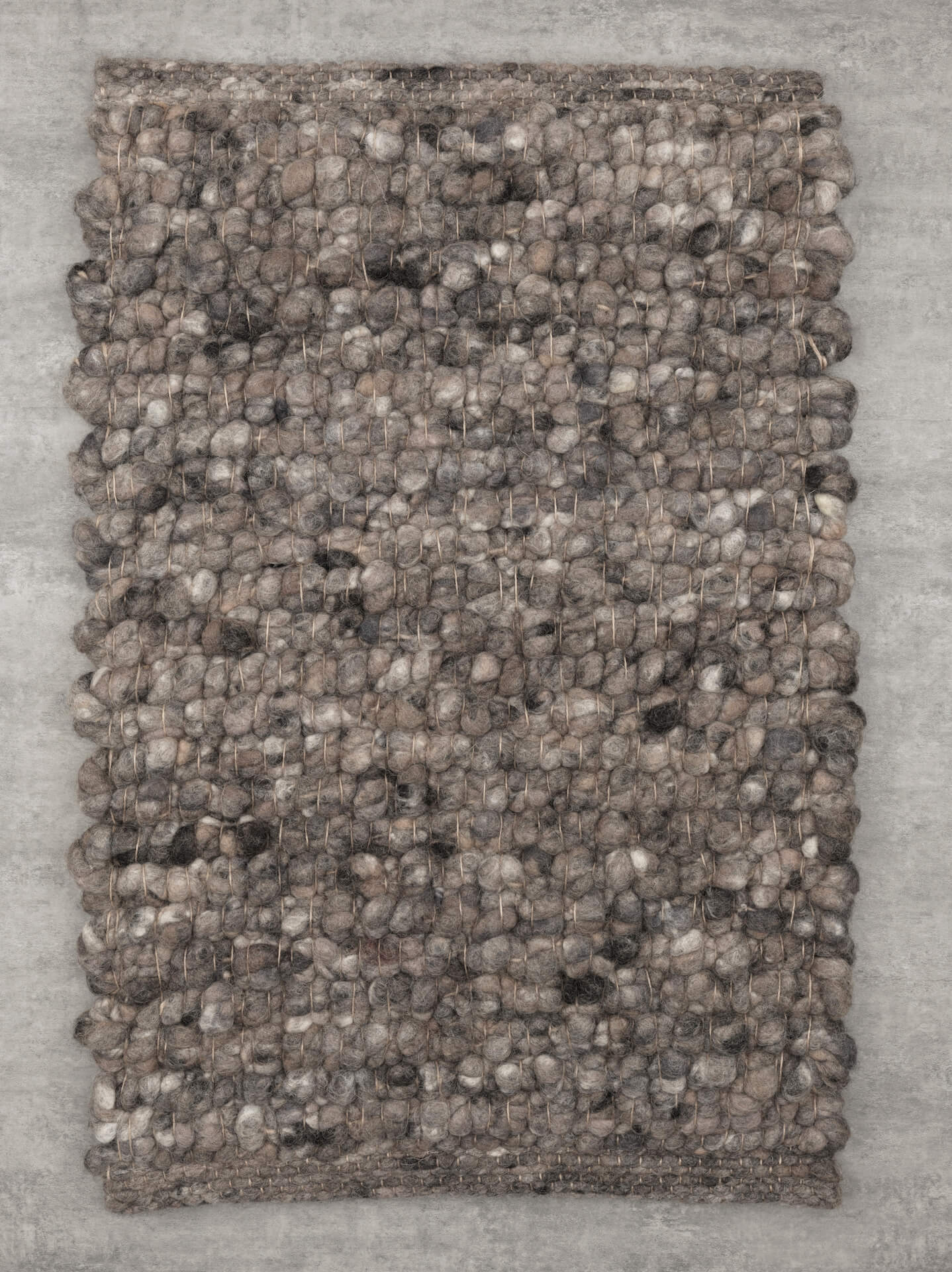 Handwebteppich Salsa Stone, Paulig since 1750, Farbe 438, Draufsicht
