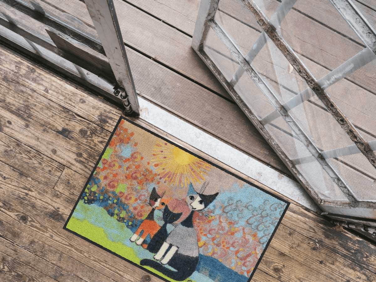Fußmatte Con Nonna, Rosina Wachtmeister Design, 050 x 075 cm, Milieubild