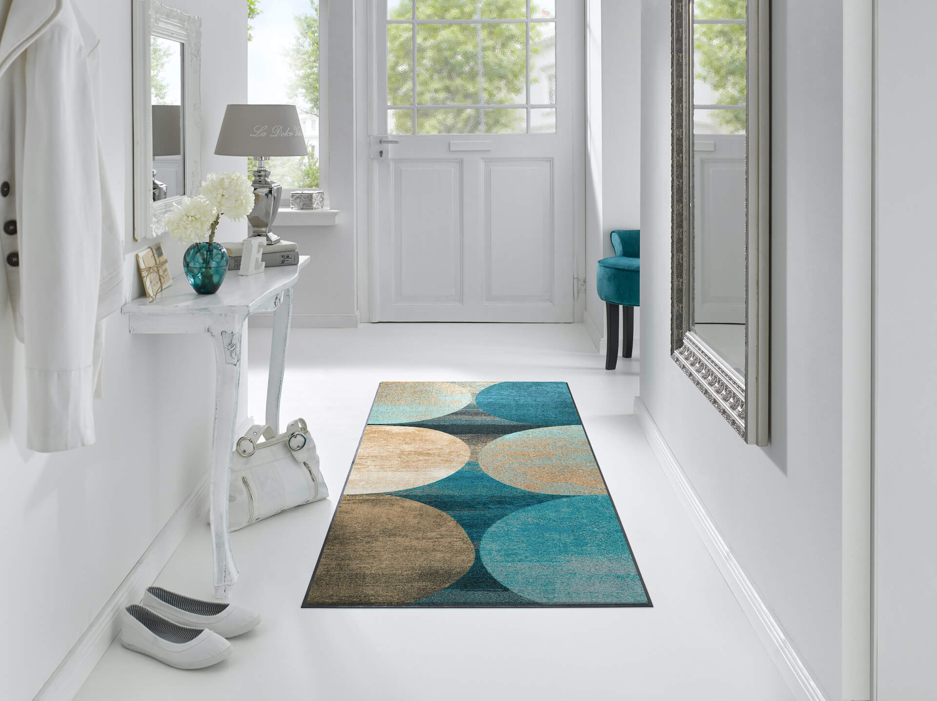 Fußmatte Galaxia, Wash & Dry Design, 75 x 190 cm, Interieurbild