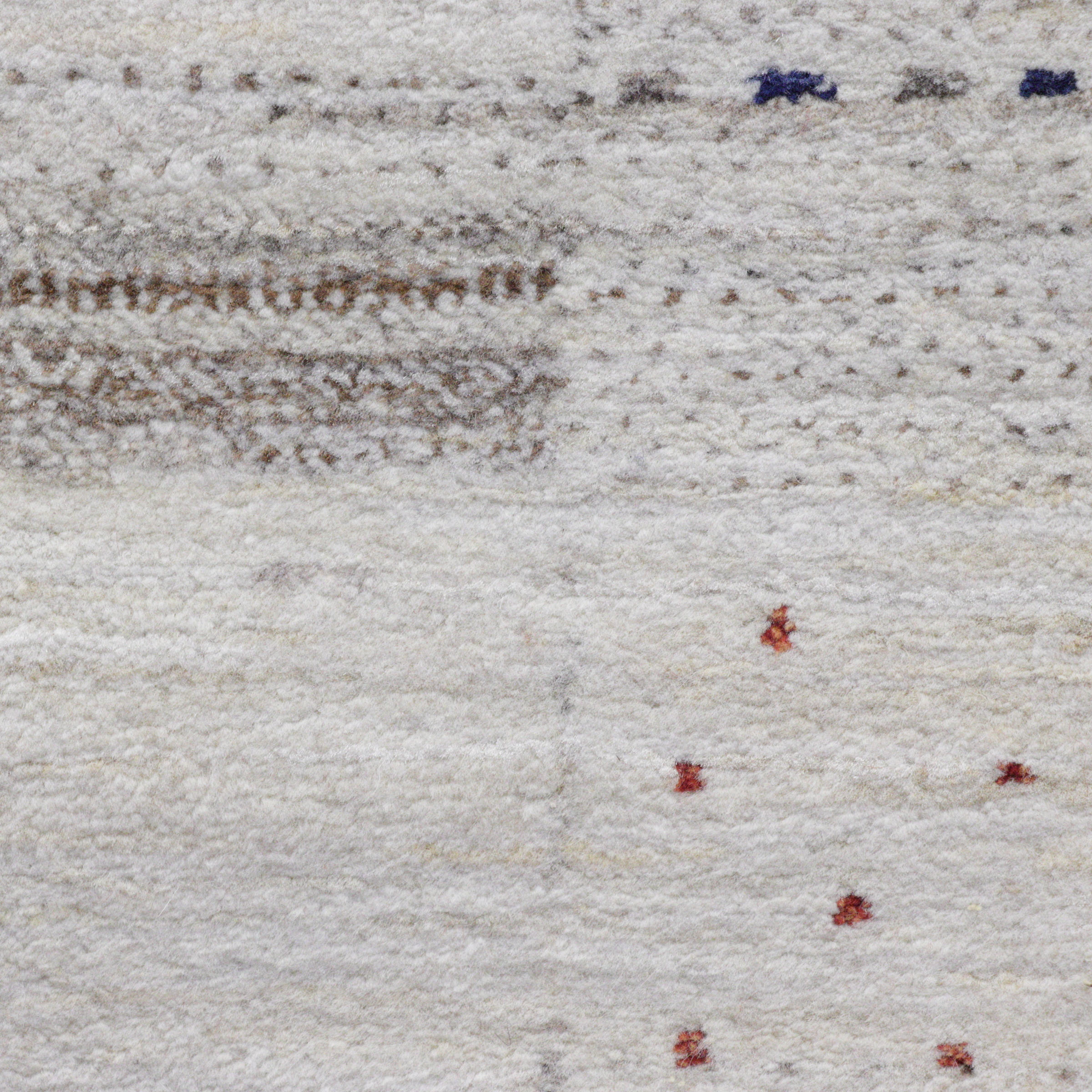 Gabbeh aus Schurwolle, handgeknüpft in Indien, 200 x 300 cm, Detailansicht