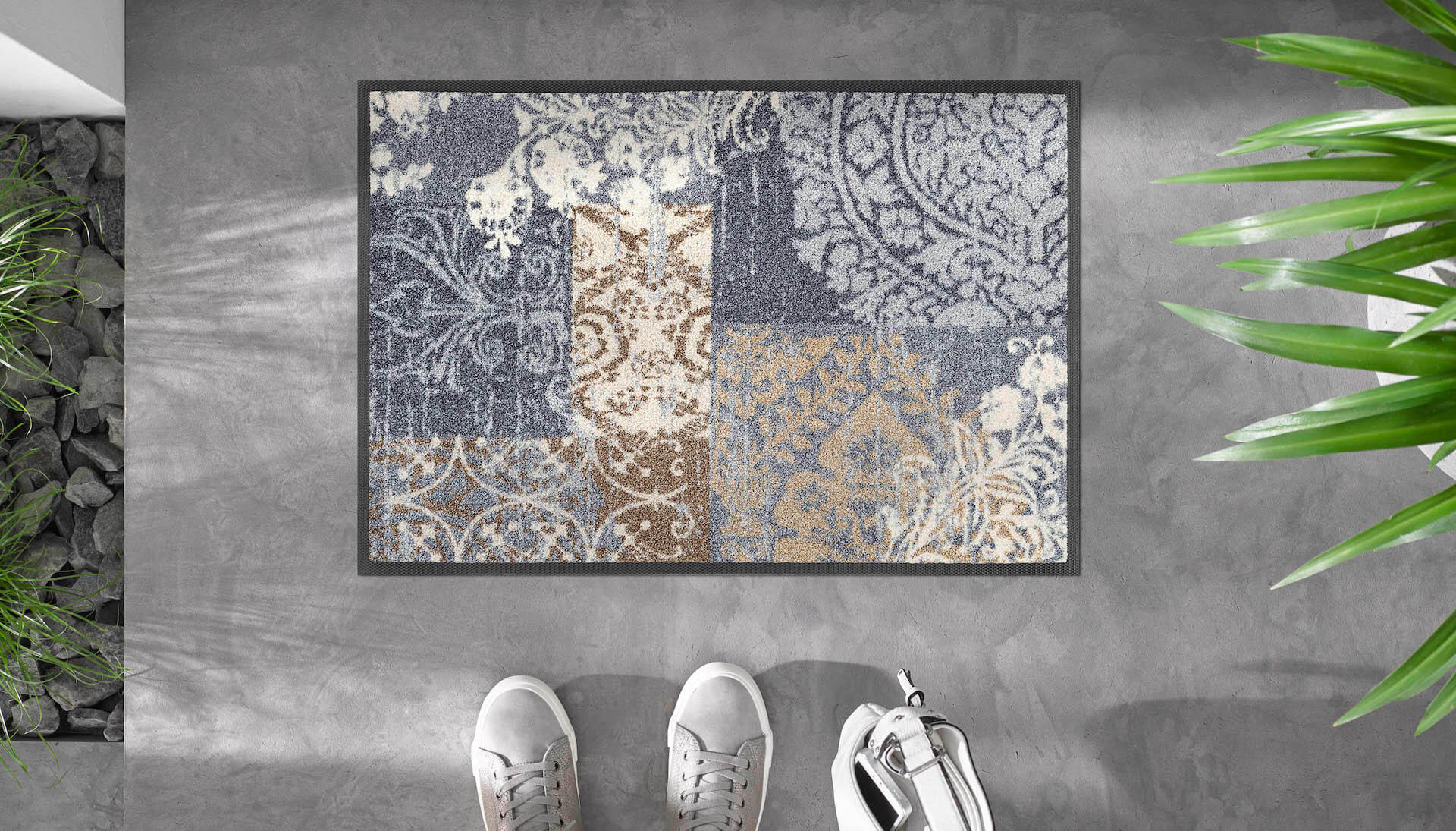 Sauberlaufmatte Armonia grey, Wash & Dry Interior Design, 40 x 60 cm, Milieubild