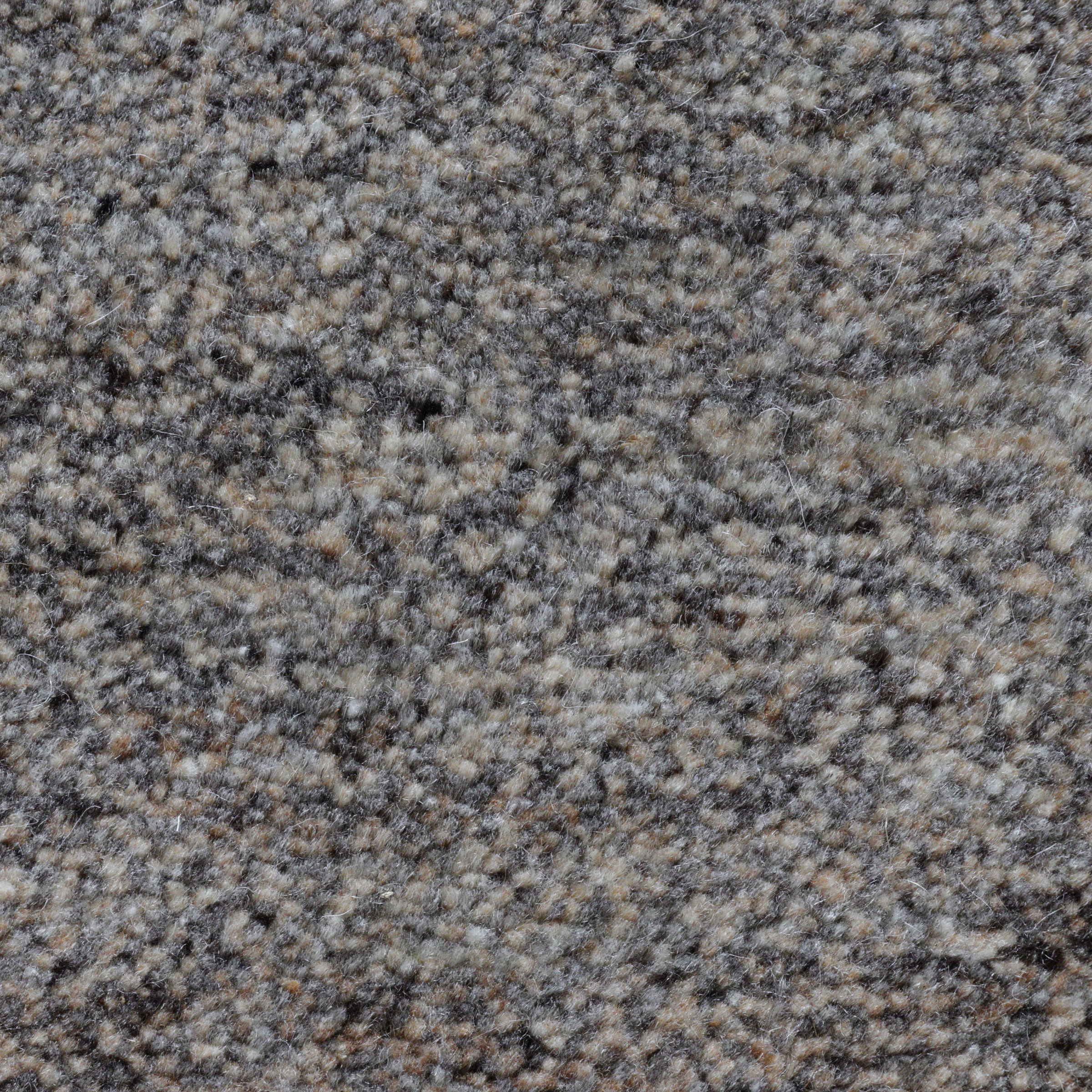 Natur Pur Teppich Uni Mix grau/sand, naturbelassene Schurwolle, handgeknüpft in Indien, Detailansicht