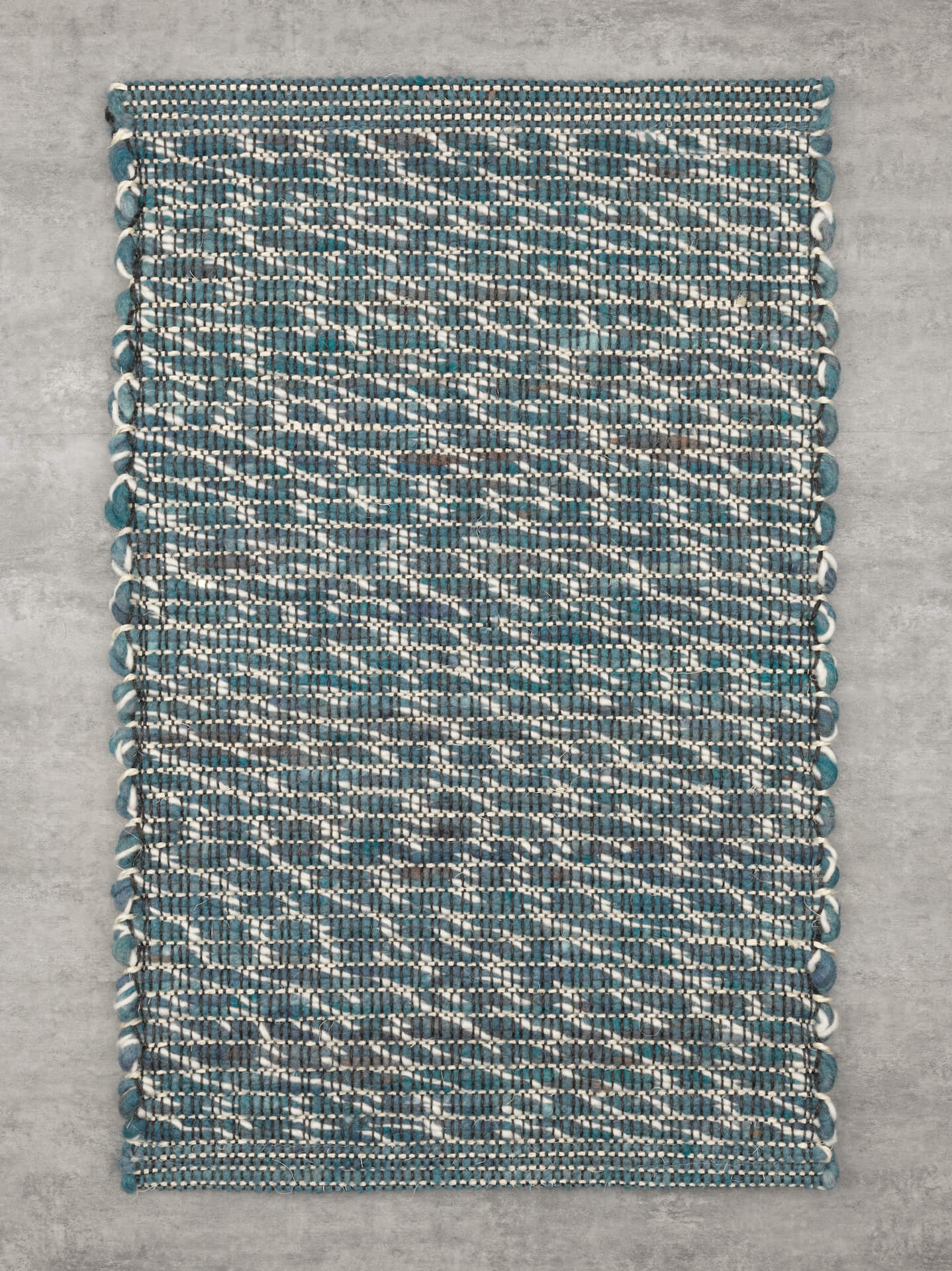 Handwebteppich Beat Tweed, Paulig since 1750, Farbe 145, Draufsicht