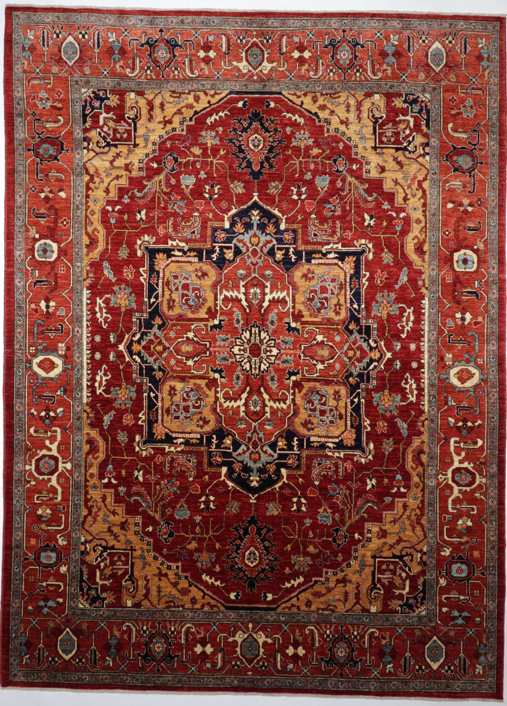 Treasures of the Past, Orientteppich aus Afghanistan, mehrfarbig, Draufsicht